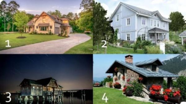 تست : کدام خانه را بیشتر دوست دارید ؟ ، آینده تان را ببینید !